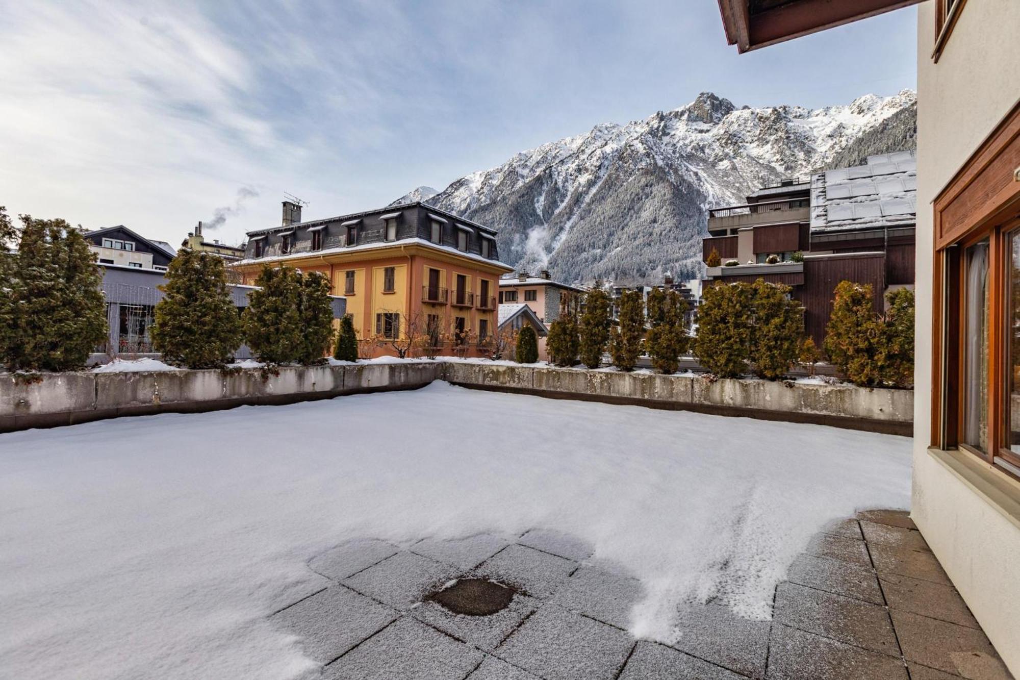 Duplex Aiguille Du Midi Large Terrasse - Happy Rentals Chamonix Esterno foto