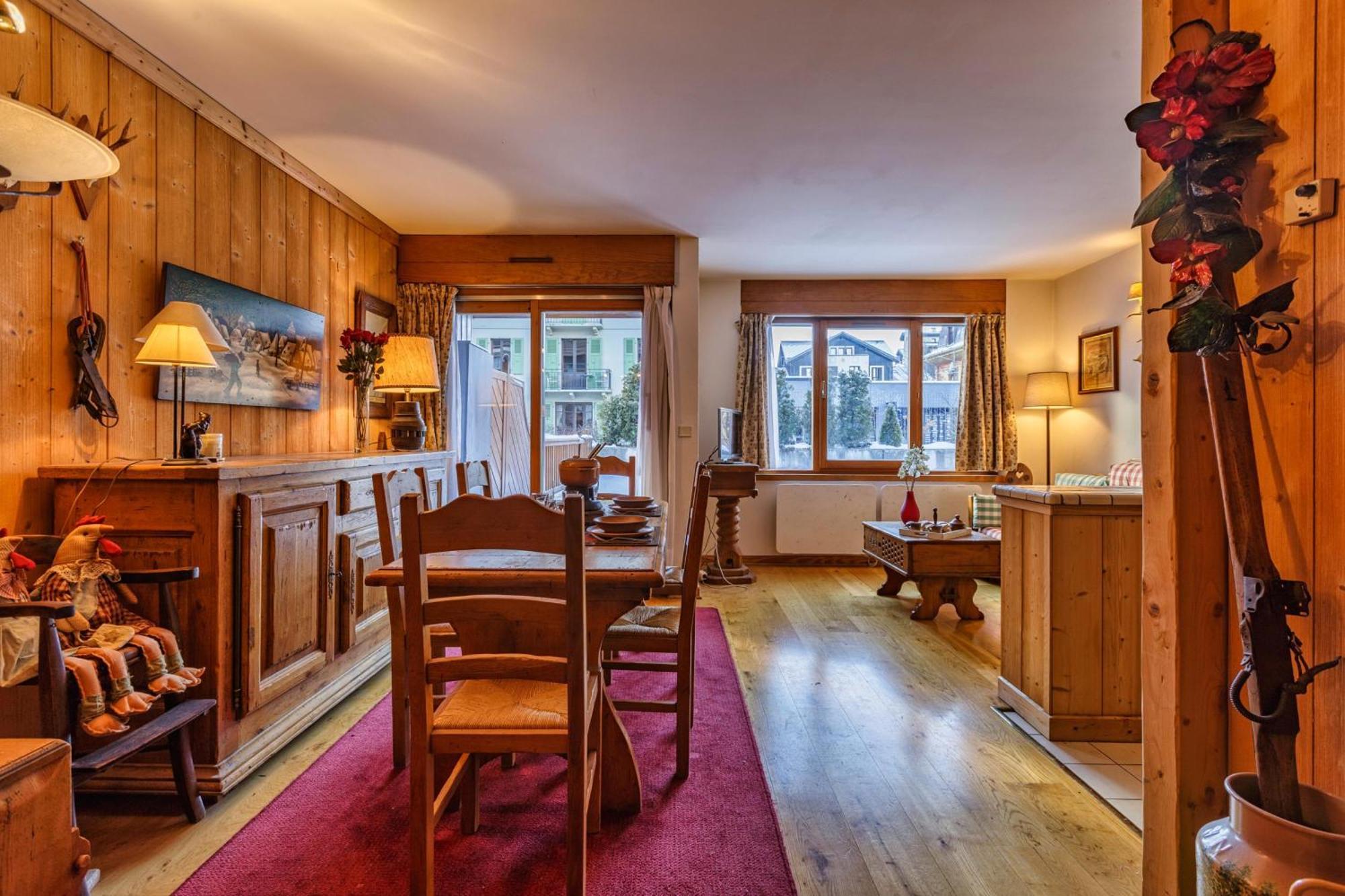 Duplex Aiguille Du Midi Large Terrasse - Happy Rentals Chamonix Esterno foto
