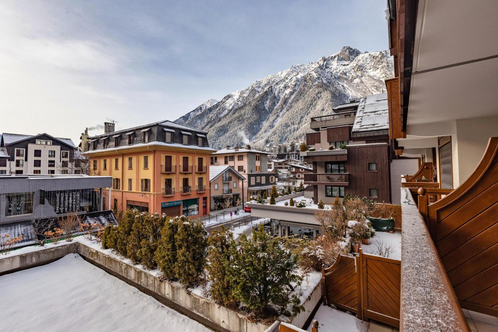 Duplex Aiguille Du Midi Large Terrasse - Happy Rentals Chamonix Esterno foto