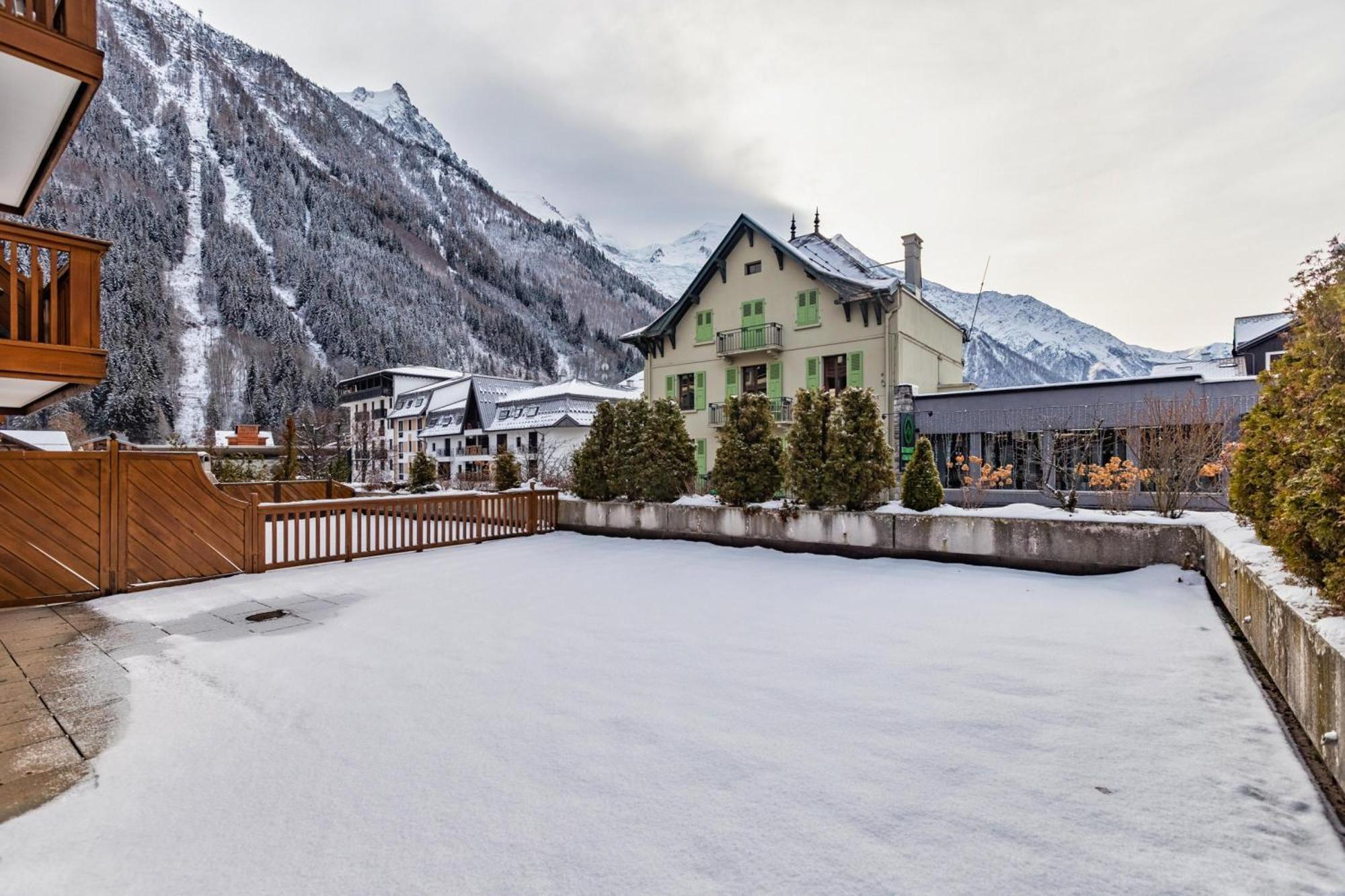 Duplex Aiguille Du Midi Large Terrasse - Happy Rentals Chamonix Esterno foto