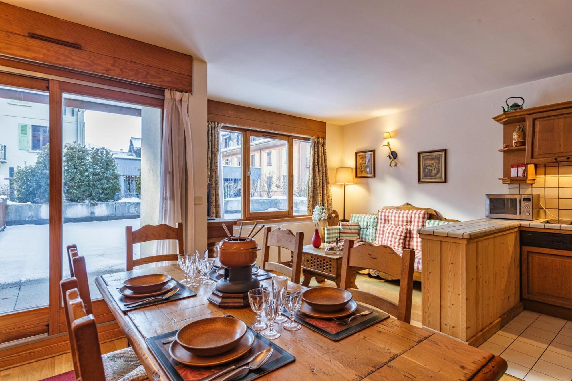 Duplex Aiguille Du Midi Large Terrasse - Happy Rentals Chamonix Esterno foto