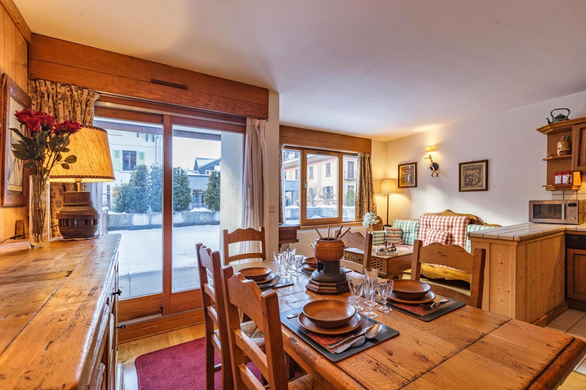Duplex Aiguille Du Midi Large Terrasse - Happy Rentals Chamonix Esterno foto